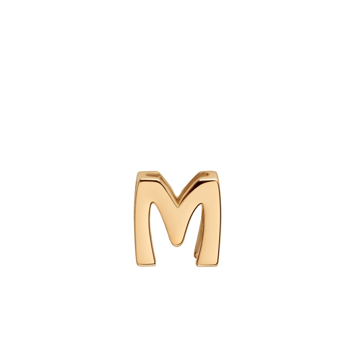 Zawieszka złota litera M Monogram YES