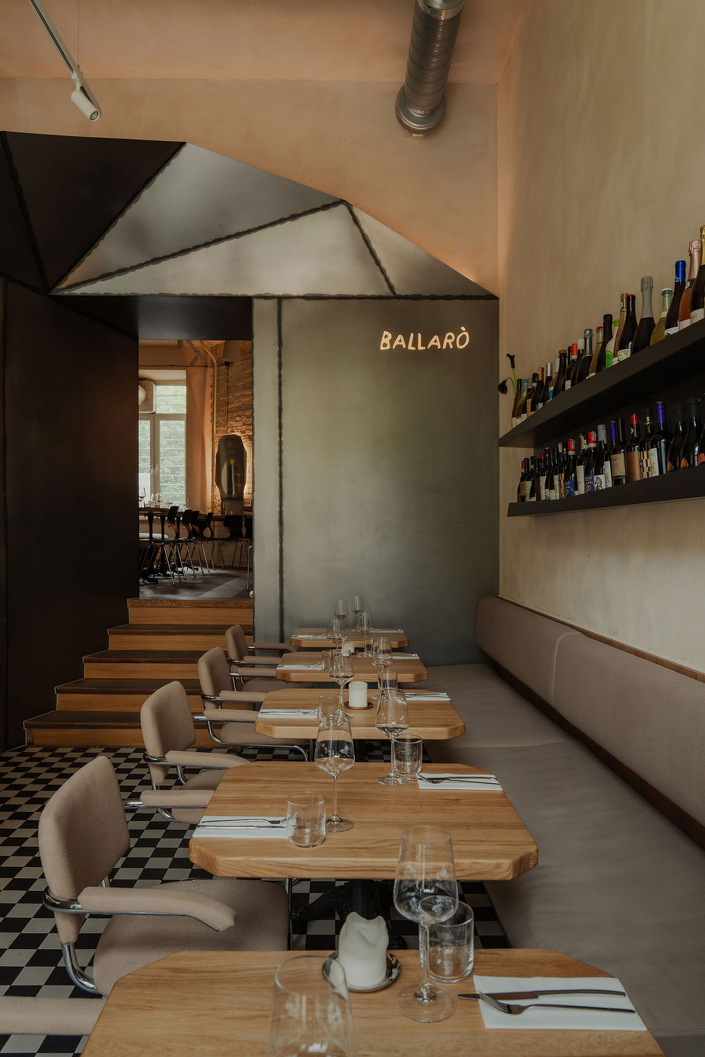 Wnętrze restauracji Ballaró